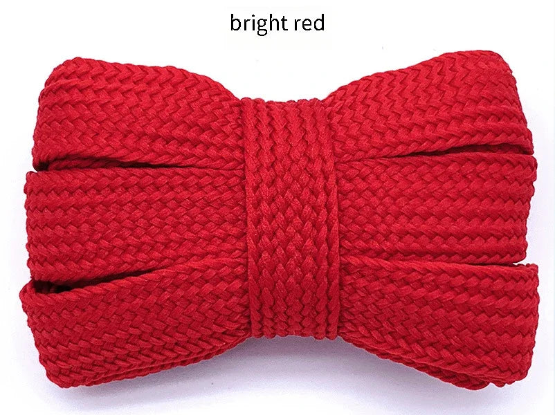 2cm Extra Wide Flat Shoelaces