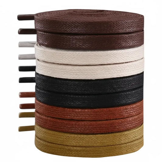 HydroFlat Waxed Flat Shoelaces