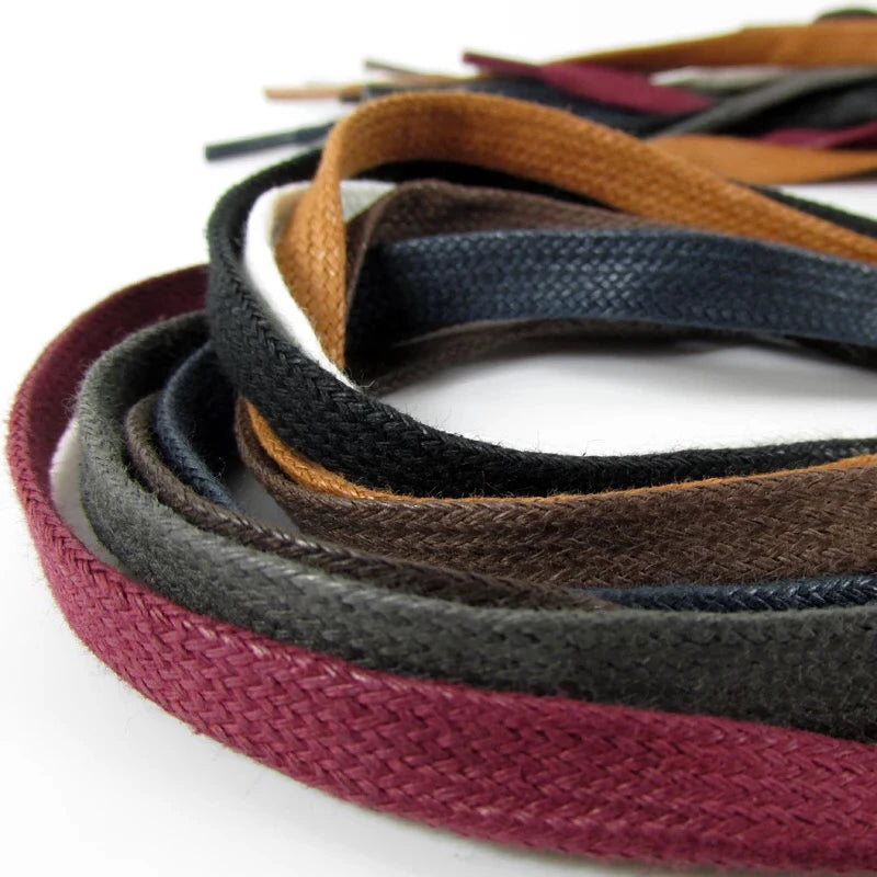 HydroFlat Waxed Flat Shoelaces