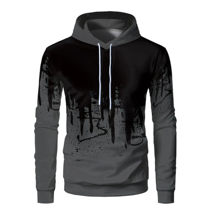 Men's hoodie with 3D
