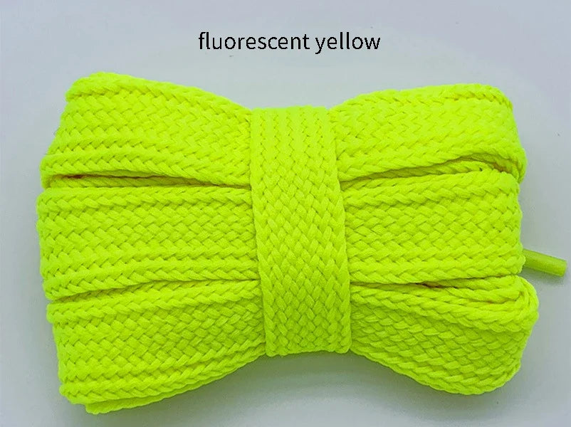 2cm Extra Wide Flat Shoelaces
