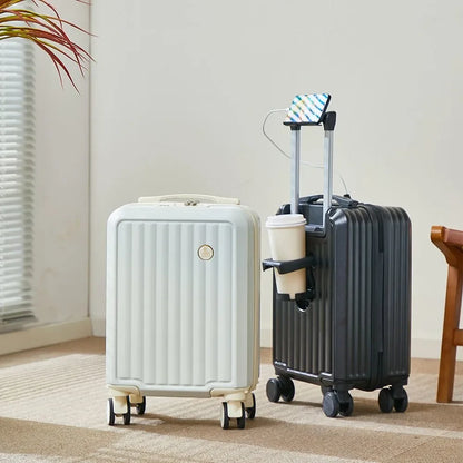 Portable travel bag with cup holders