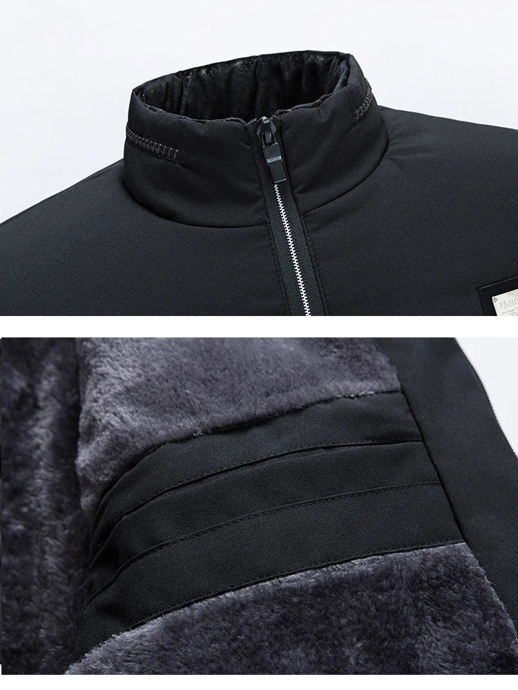 Jacket Mens Fleece Lined