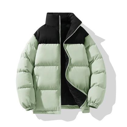 Cotton jacket cotton loose stand-up collar