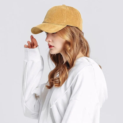 Corduroy cap