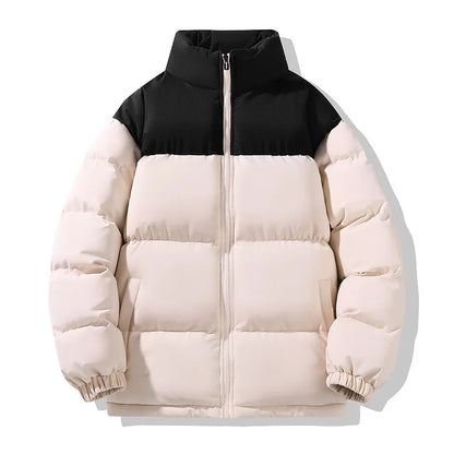 Cotton jacket cotton loose stand-up collar