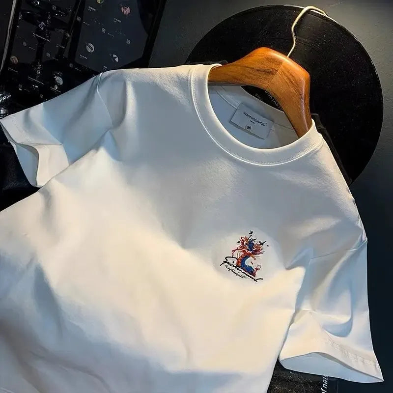 100℅ Cotton T Shirt for Men Katoen Print