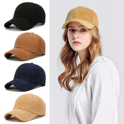 Corduroy cap