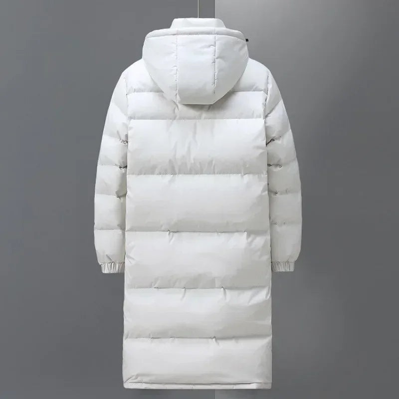 Men Long Puffer Jackets Hooded