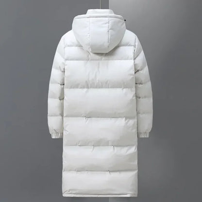 Men Long Puffer Jackets Hooded
