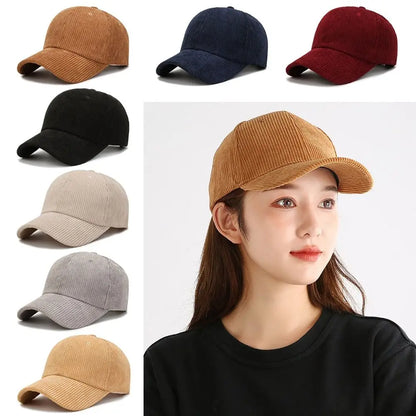 Corduroy cap