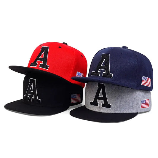 Simple embroidered cap