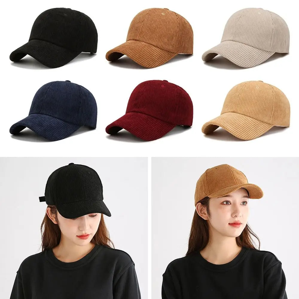 Corduroy cap