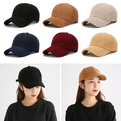 Corduroy cap