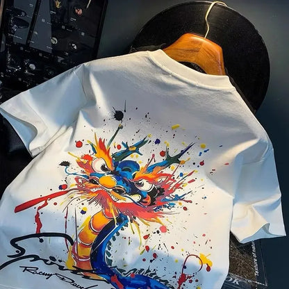 100℅ Cotton T Shirt for Men Katoen Print
